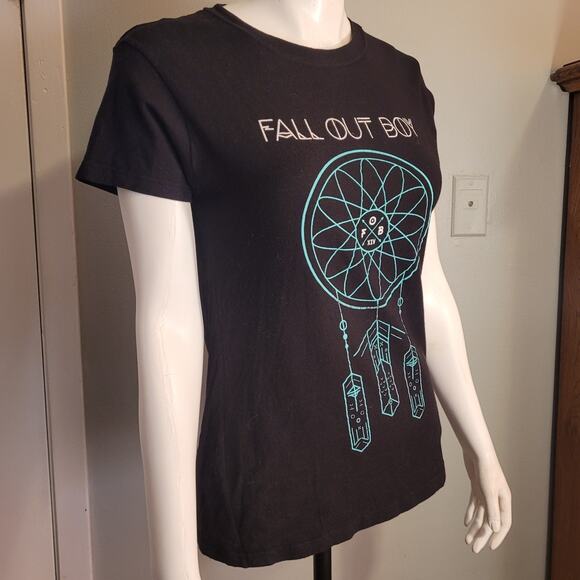 Fall Out Boy XIV Dreamcatcher Band T-Shirt Womens Medium Alternative Band Black - Picture 4 of 7